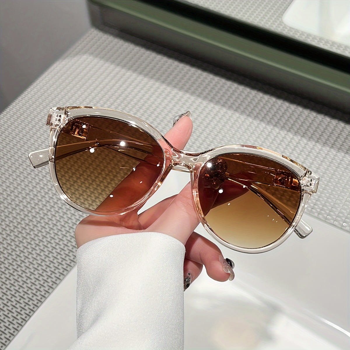 SKU-02-Color_C2-Champagne.jpg Sunglasses - Image 1